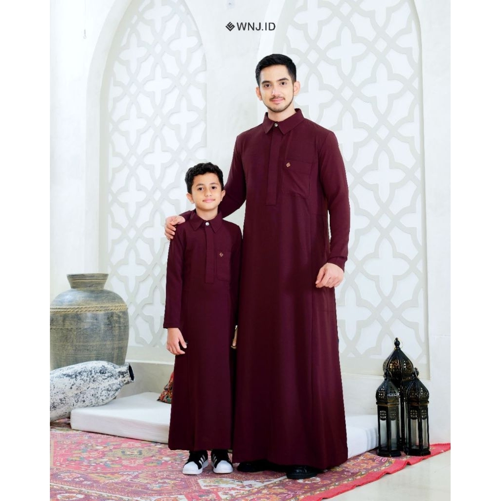PO‼️[ORDER VIA CHAT-JANGAN CHECK OUT] Jubah Gamis Pria Couple Dad & Boy Jubah Konin Couple Ayah & An
