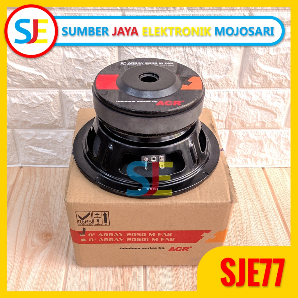 Speaker ACR Fabulous 8 inch 20501 Body Vacum (Rangka Tutup) / Speaker ACR Fabulus Array 8" 2050