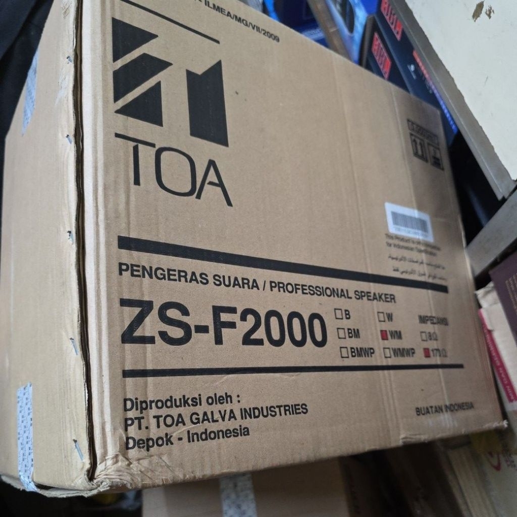 SPEAKER TOA ZS F 2000 F2000 LIMITED ORIGINAL