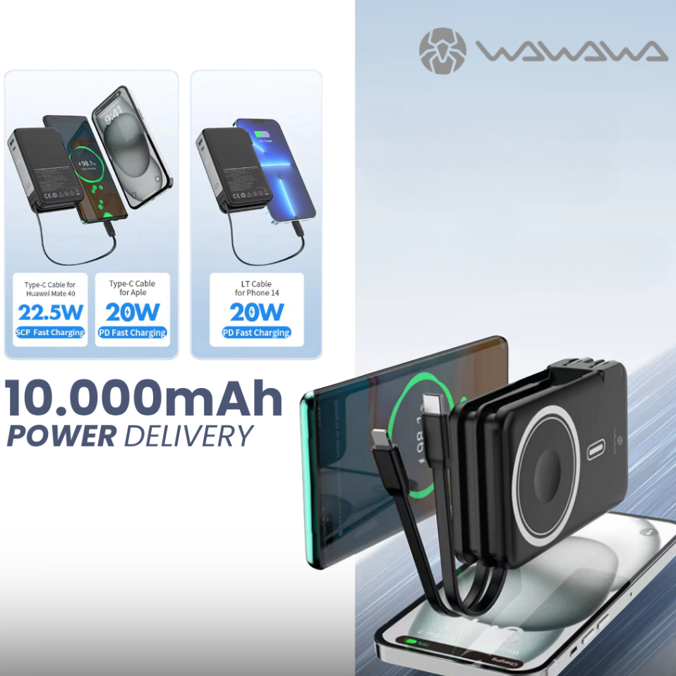 WAWAWA WA-AC010 Wireless Magnetic Powerbak 10.0000mAh up to 20W