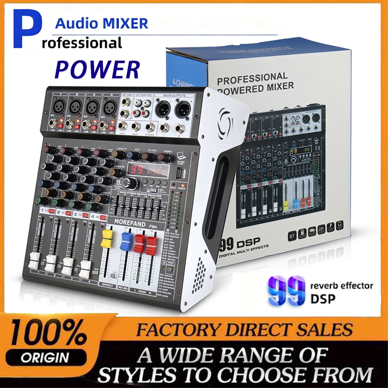Mixer Audio Digital dengan Efek DSP 99 dan Bluetooth untuk Karaoke dan Live Streaming