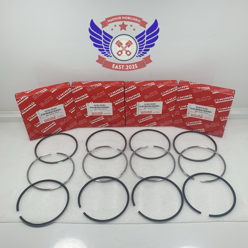 RING PISTON SET DUTRO HT130 HT 130 130HT ORIGINAL