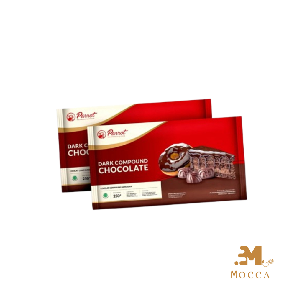 PARROT DARK COMPOUND CHOCOLATE 500GR