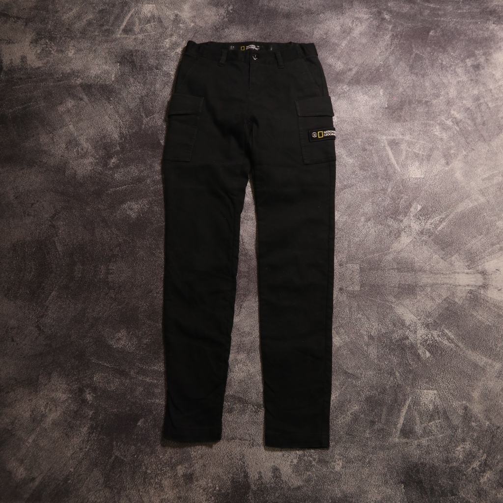 CELANA PANJANG NATIONAL GEOGRAPHIC SKINNY CARGO PANTS CG32B SIZE 27 28
