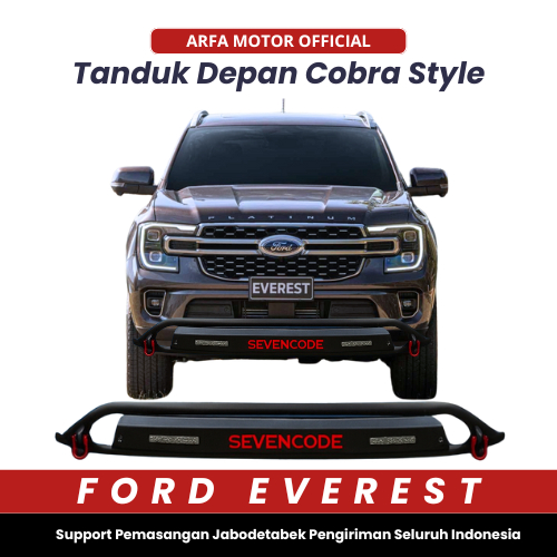 Tanduk Depan Ford Everest Pengaman Bemper Mobil Rear Guard Bumper Pelindung Bamper Belakang Cobra