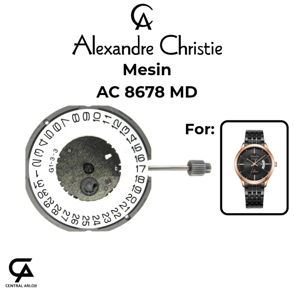 Mesin Original Alexandre Christie AC 8678 MD