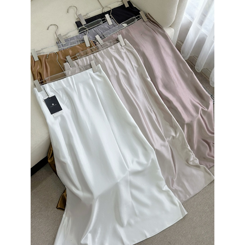 VISEEL SKIRT SILK | LADYFAME | Skirt Terbaru | Skirt Silk Terkini