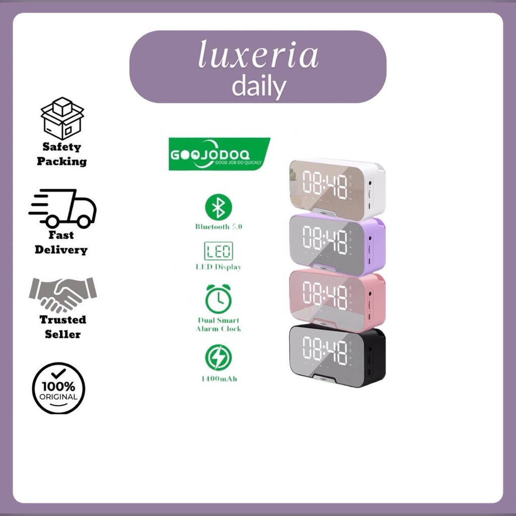 Goojodoq Alarm Speaker With Alarm Clock