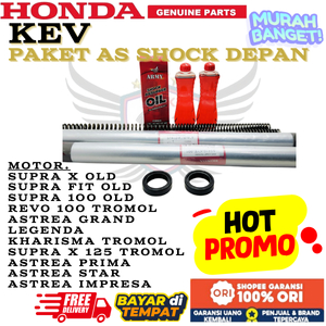 KEV PAKET AS SHOCK DEPAN ASLI HONDA SUPRA 100,AS SHOCK DEPAN ASLI HONDA SUPRA X 100,AS SHOCK DEPAN A