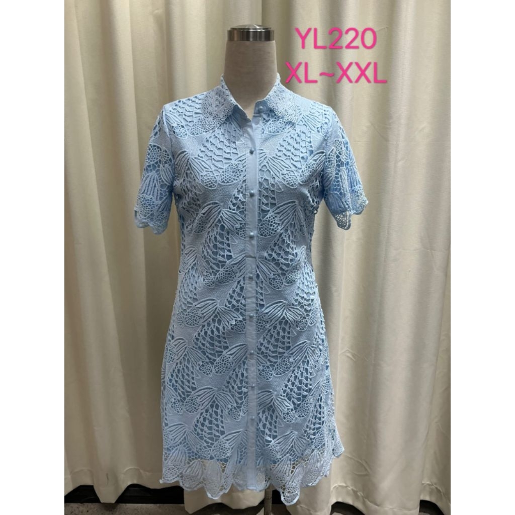 dress brukat yuna bkk  fashion wanita terbaru