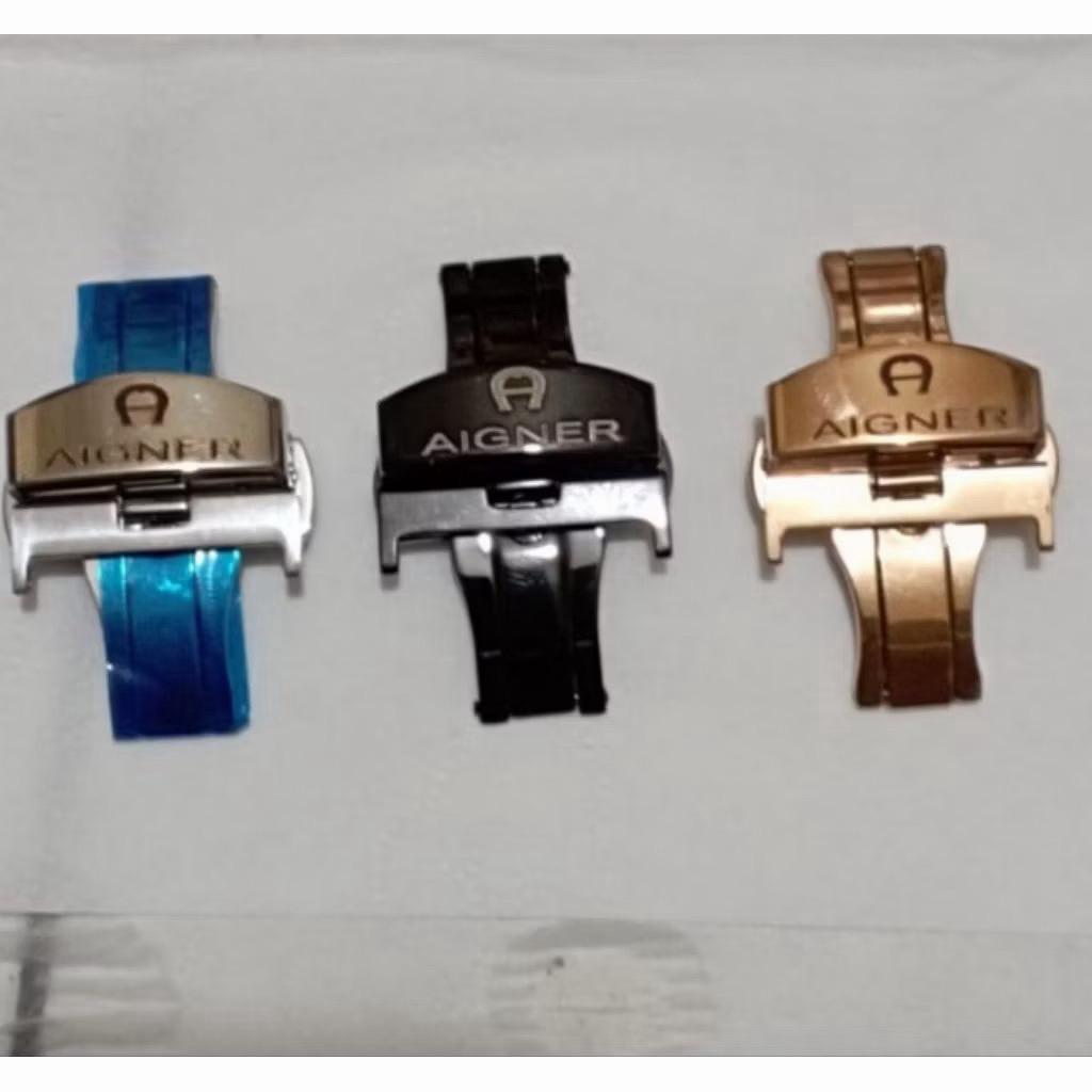 BUCKLE AIGNER PALERMO / PENGAIT TALI JAM TANGAN LOGO AIGNER