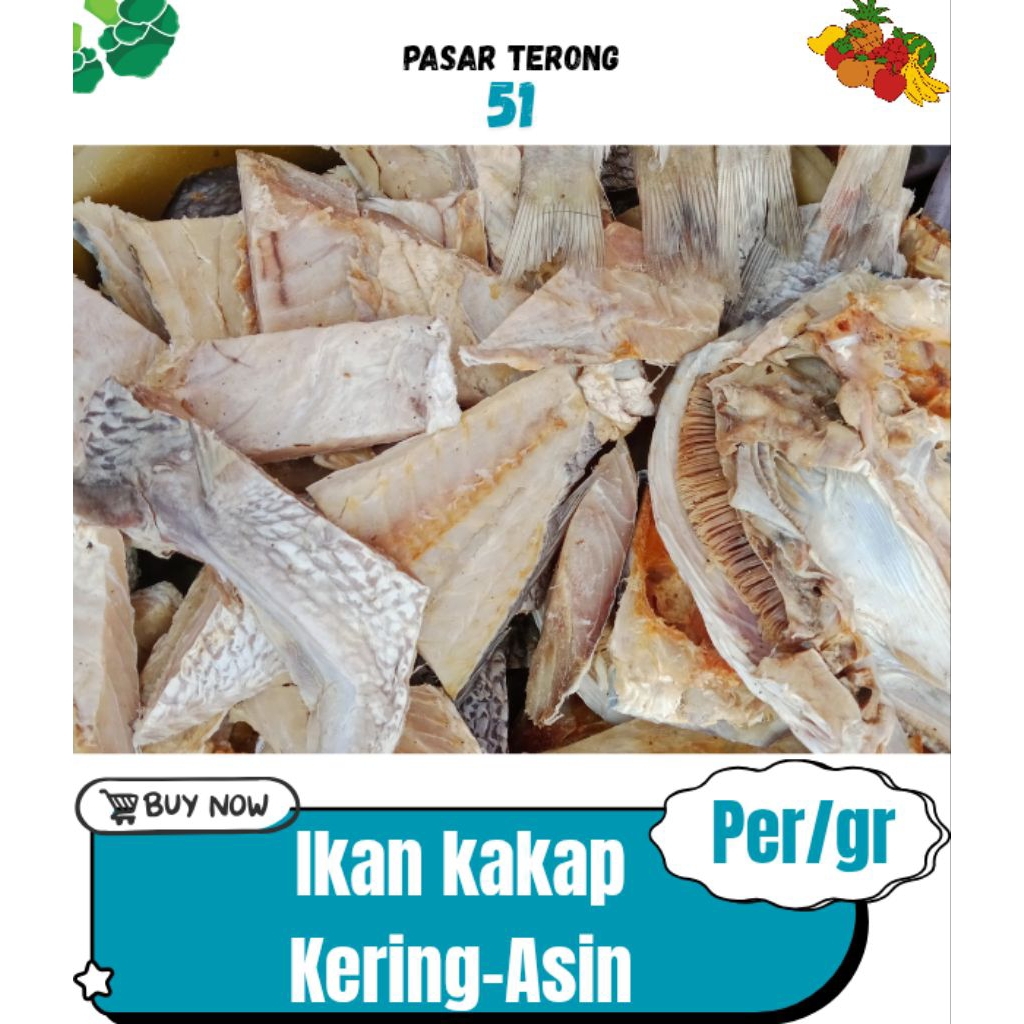 Ikan Kakap Kering-Asin Makassar