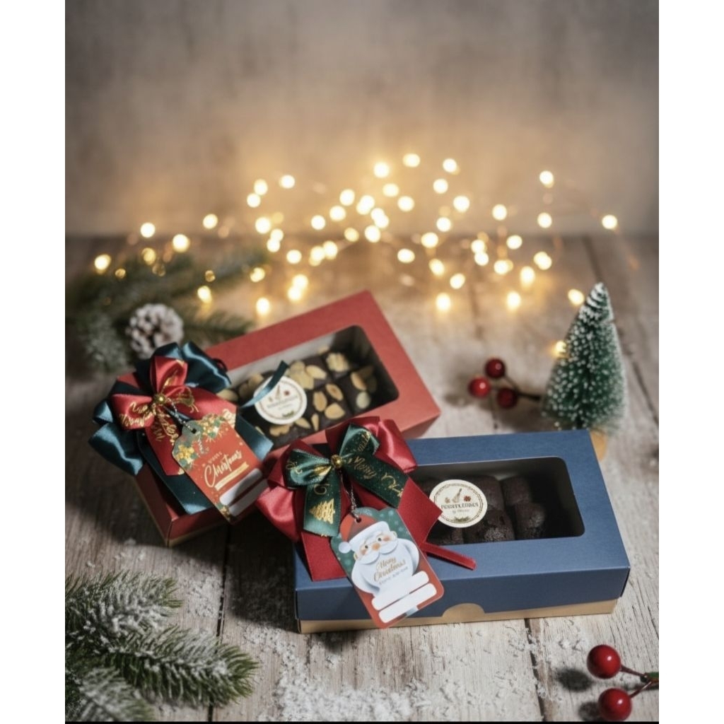 Christmas Hampers (Fudgy Brownies)