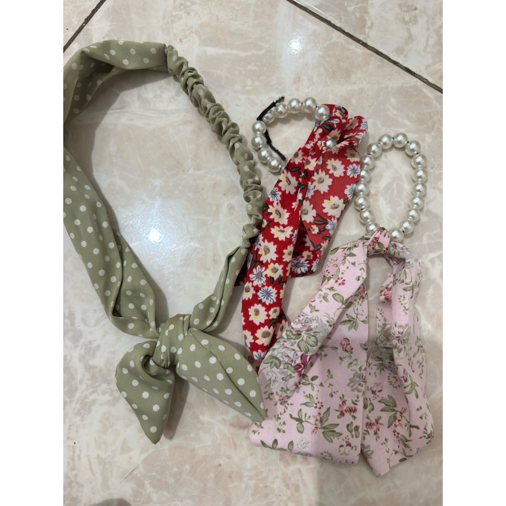 Preloved Bandana Ikat rambut dapet 3