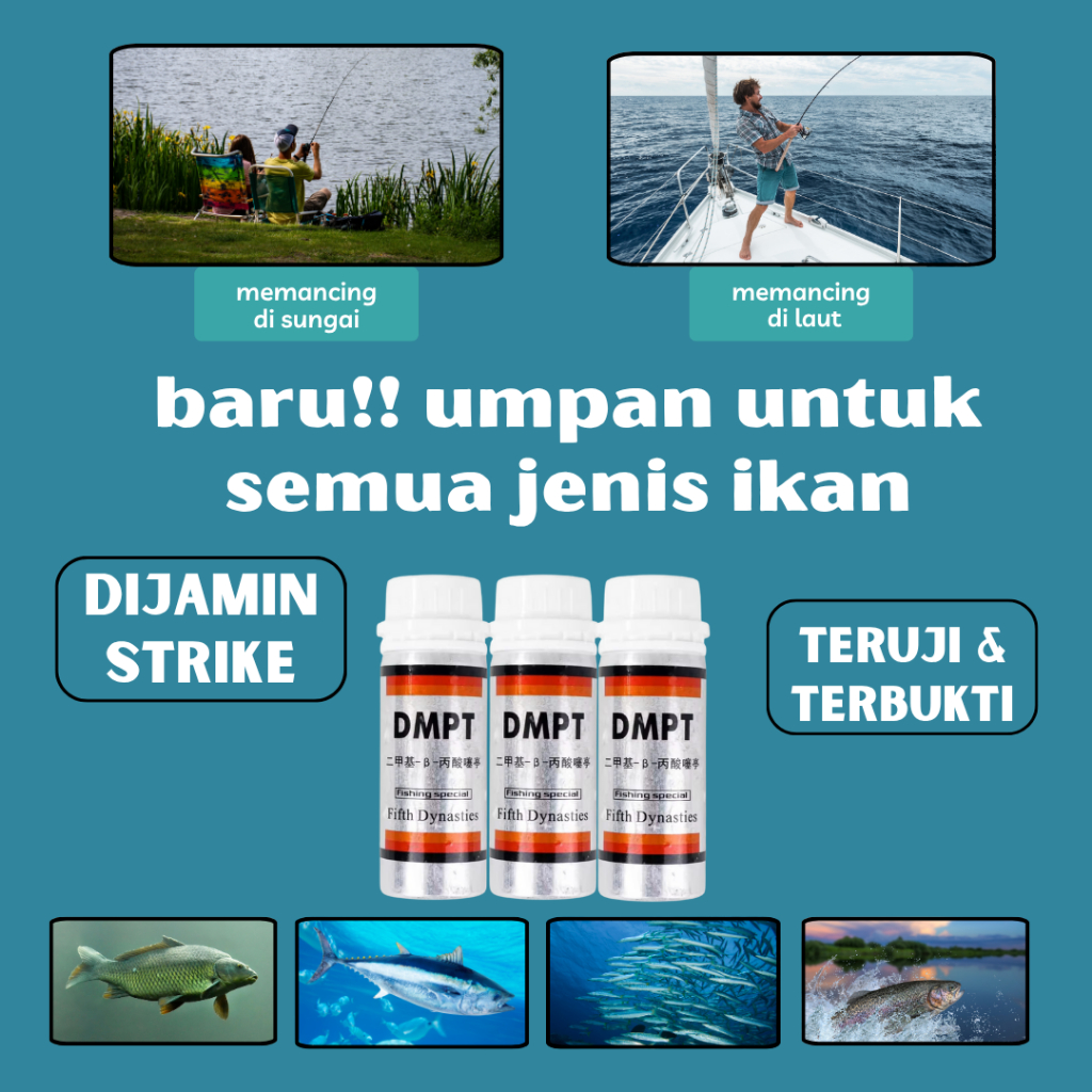 Umpan Pancing ikan Mas Essen Air Tawar DMPT Pelet Ikan Esen Paling Gacor Untuk Ikan Mas
