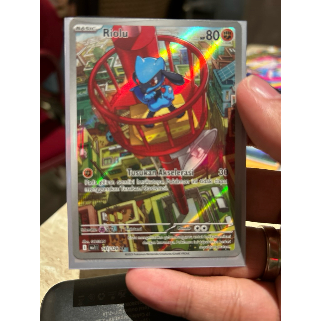 POKEMON TCG-RIOLU AR (EVOLUSI MEGA)