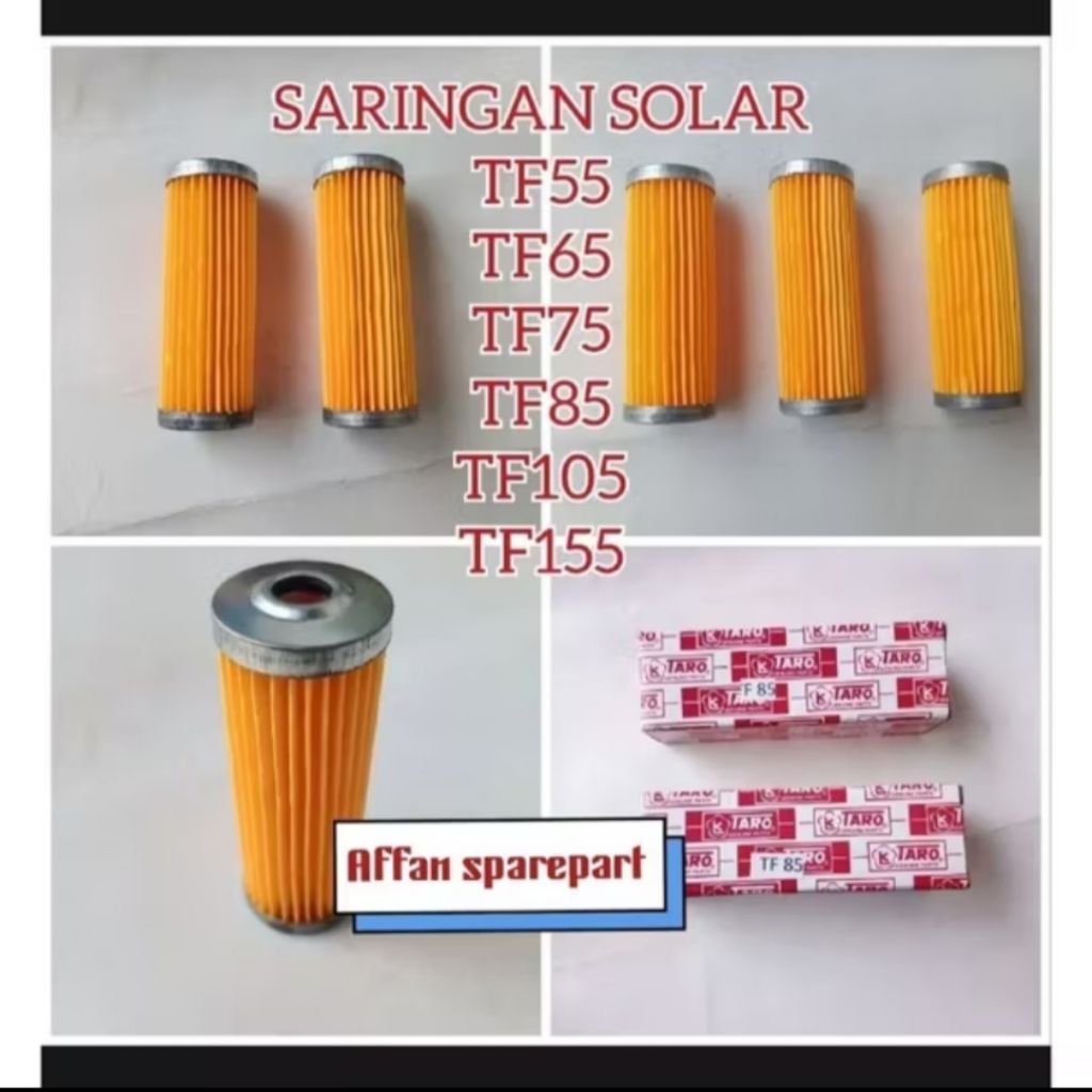 saringan solar TF75 TF85 elemen fos yanmar filter solar yanmar TF55 TF65 TF75 TF85 TF105 TF115