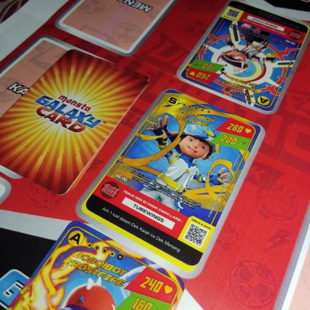 Kartu Chokichoki BoBoiBoy Bukan ori