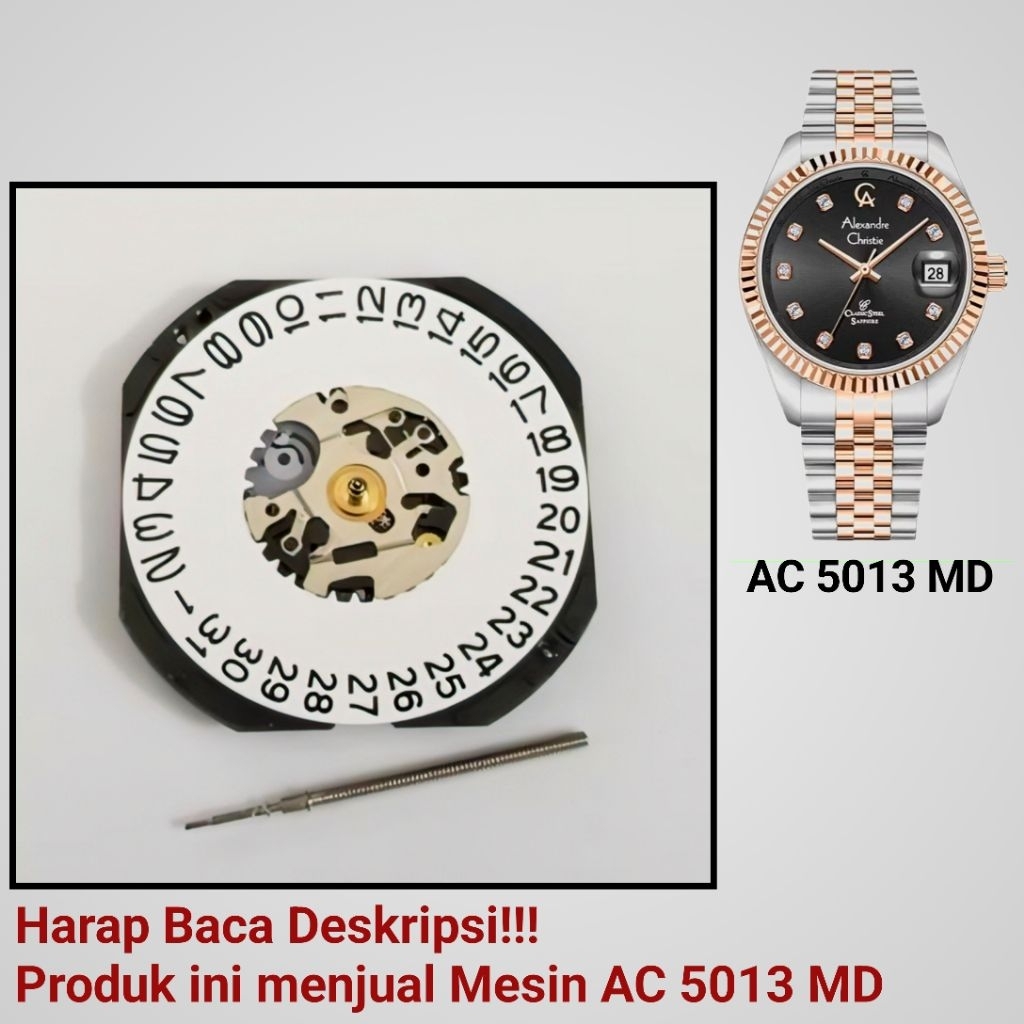 Mesin Jam Tangan Alexandre Christie AC 5013 MD