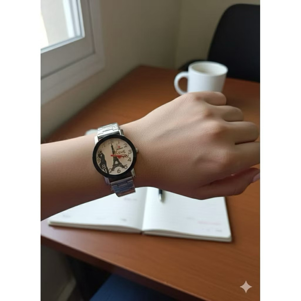 Jam Tangan Wanita Rantai Paris Impor Quality