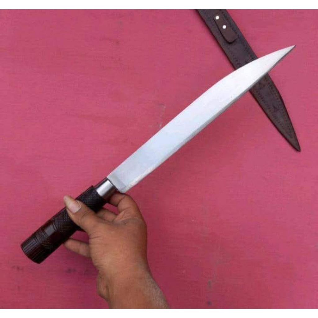 Pisau -+35cm type bulu ayam ukir 3D ori Madura