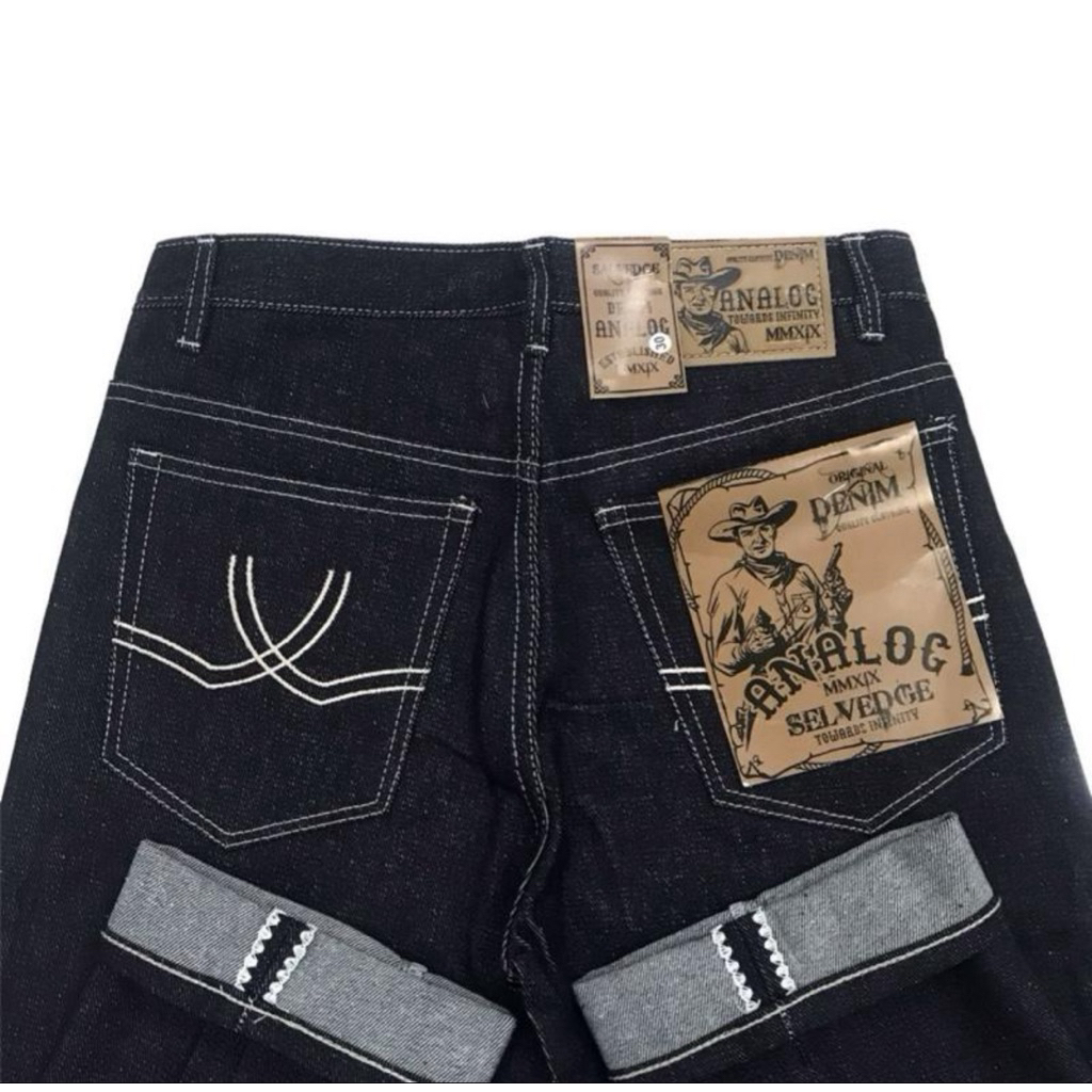 DENIM SELVEDGE ANALOG /SELVEDGE DENIM ACCENT 15 OZ/ DENIM SELVEDGE/DENIM/CELANA DENIM PRIA DENIM ANA