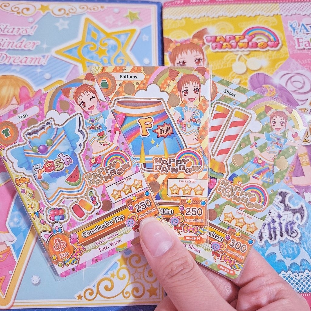 Aikatsu Card Happy Rainbow Normal Set Cheerleader Coord - Eng Ver