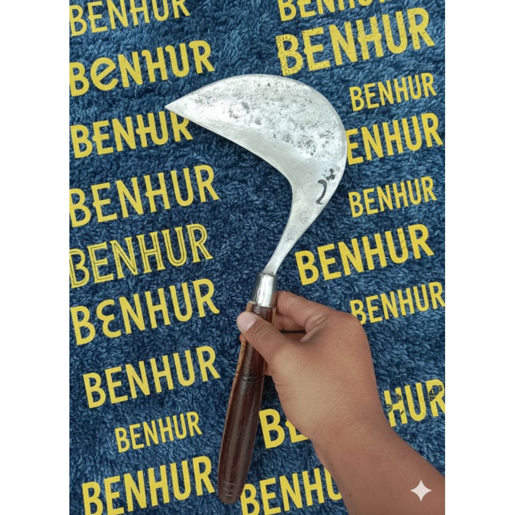 Arit Baja Selap/Isen Asli ( CAP 2 TAJAM EXTREM) Kualitas Premium - Sabit Rumput Panen Padi SIAP PAKA