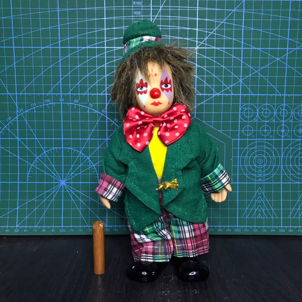 Vintage Porcelain Clown Doll Rare Harlequin [PRELOVED]