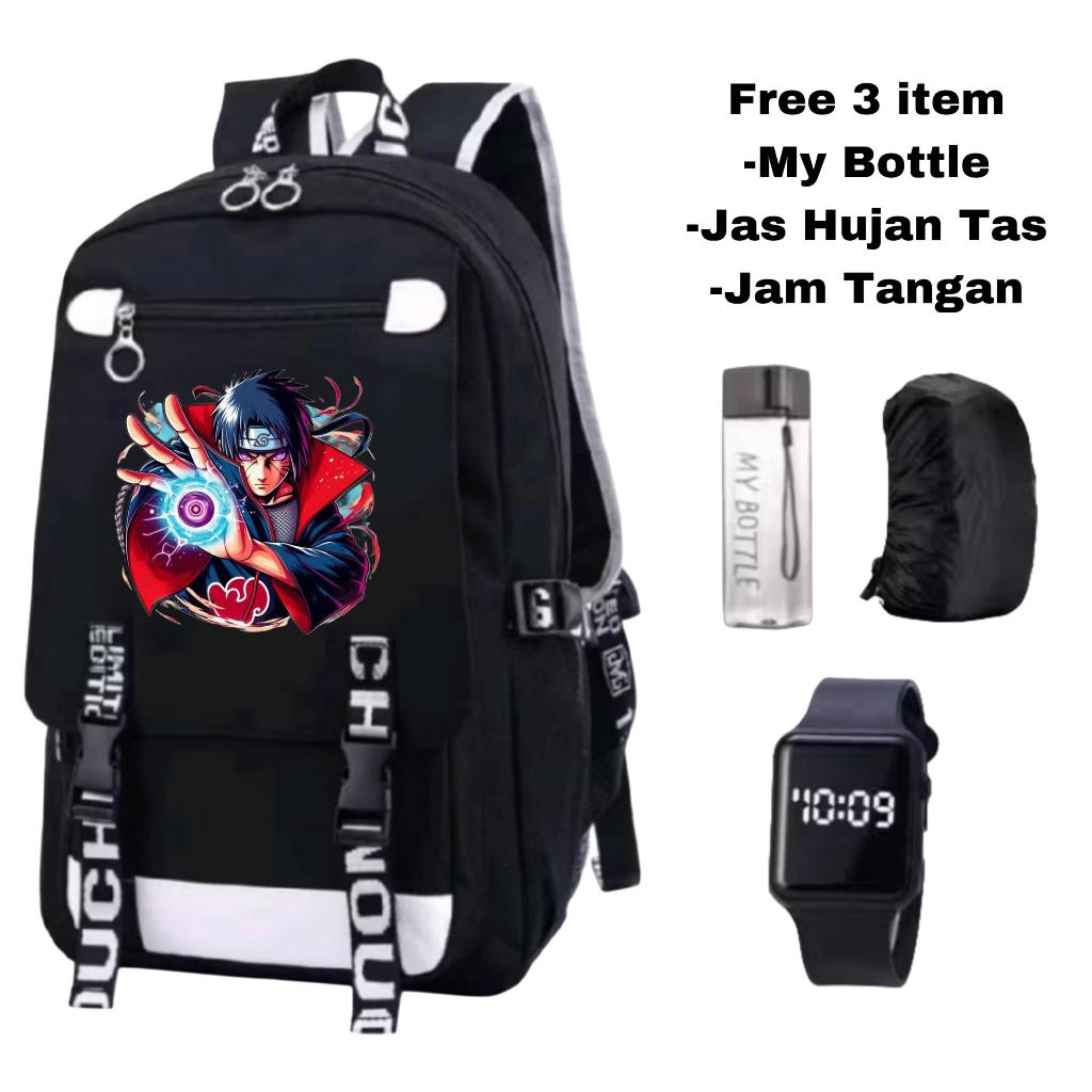BRB - tas anime karakter ninja -tas sekolah karakter anime -tas sekolah anak laki laki
