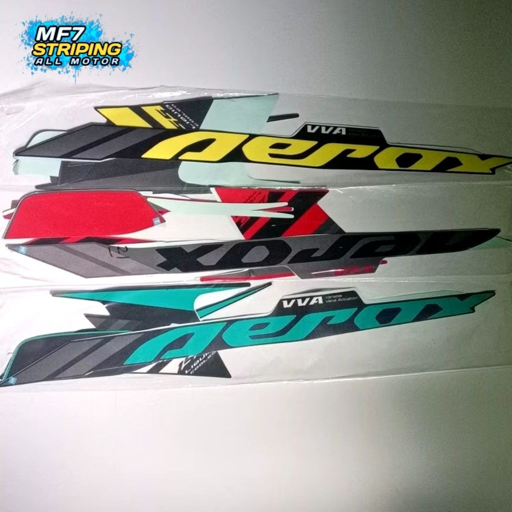 STRIPING AEROX 155 2021 LENGKAP FULLSET ORIGINAL LOOK - STIKER AEROX 155 2021 LENGKAP FULLSET BODY