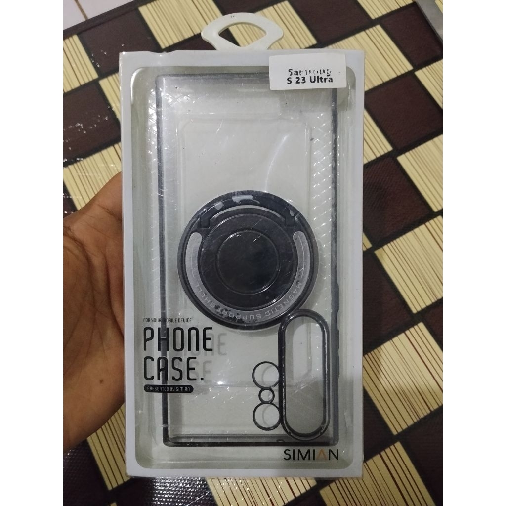 case phone Samsung S23 ultra simian bekas pakai masih bagus banget