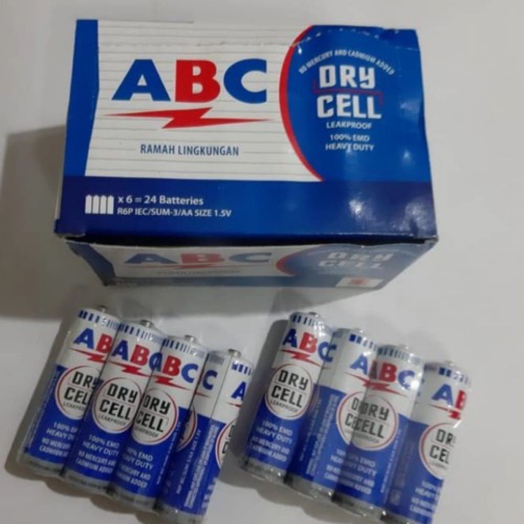 BATERAI ABC AA 1 DUS ISI 12 BOX