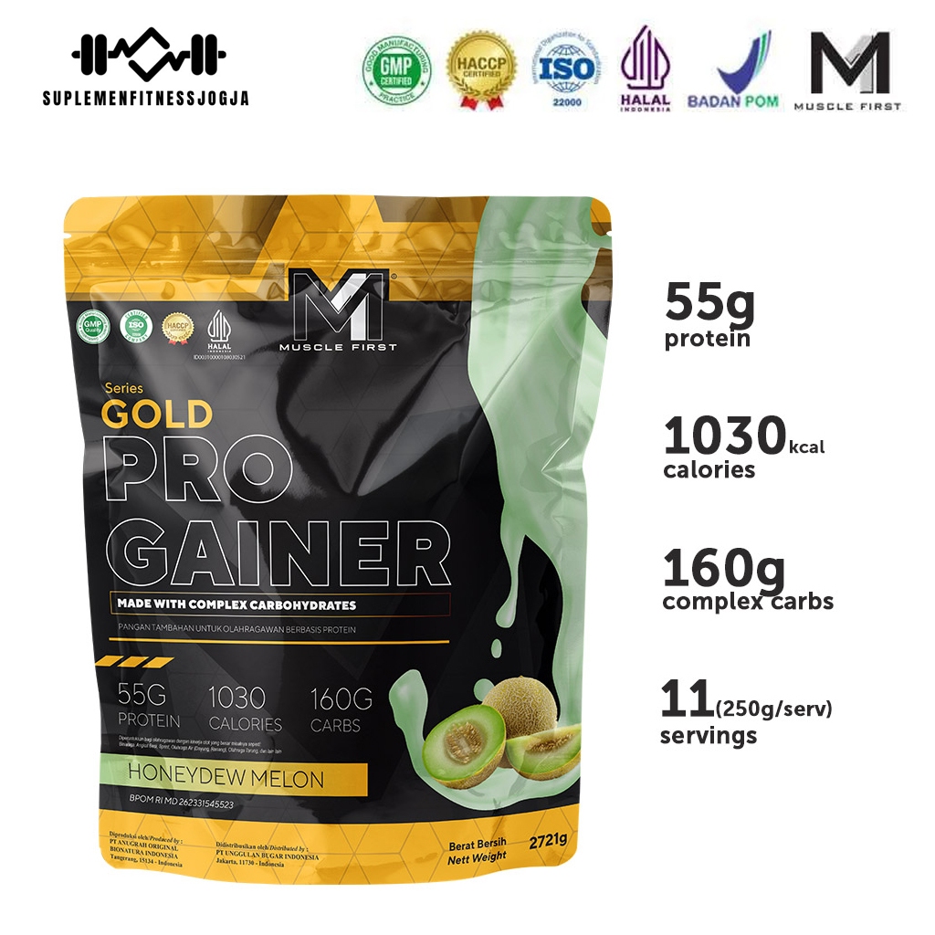 MUSCLEFIRST M1 Pro Gainer 6lbs ProGainer Penambah Berat Badan Gainer Muscle First