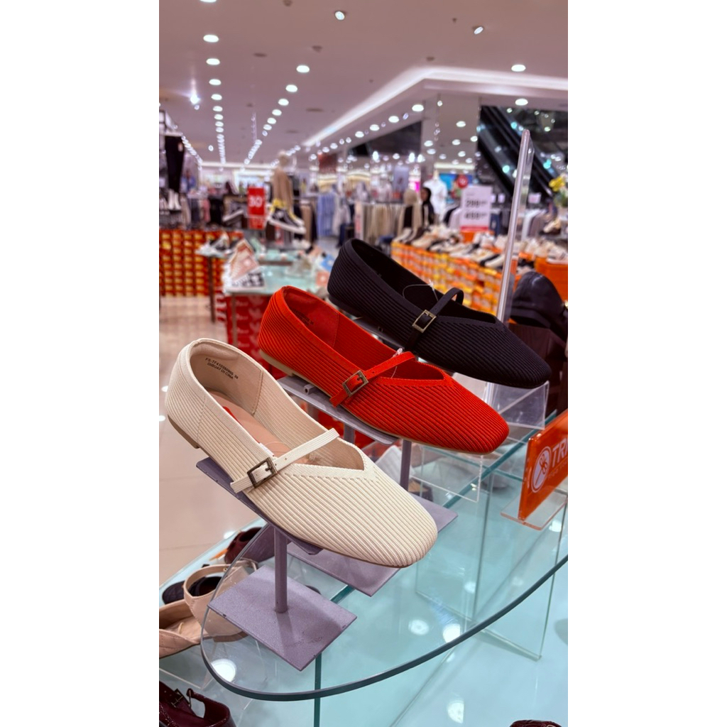 Flatshoes / Sepatu Teplek Wanita Triset