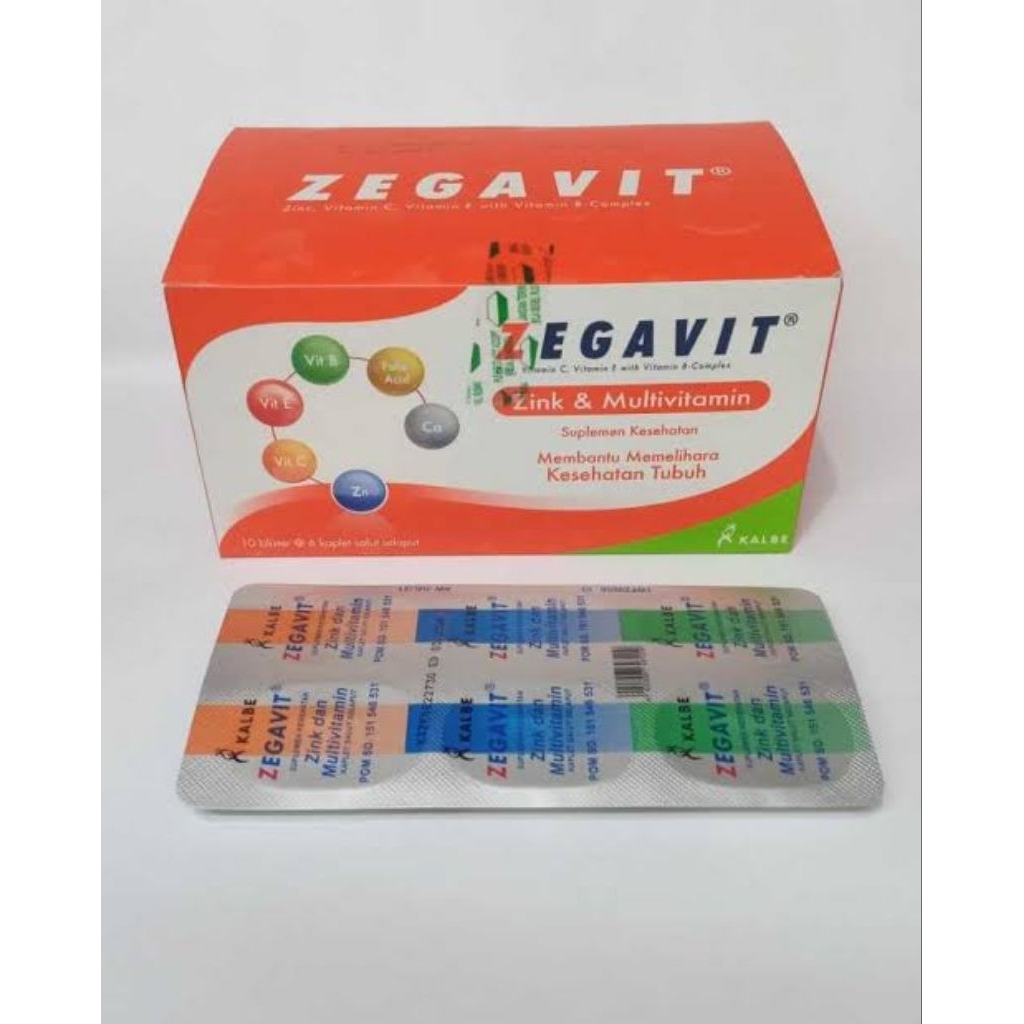 ZEGAVIT VITAMIN @6KAPLET PERSTRIP