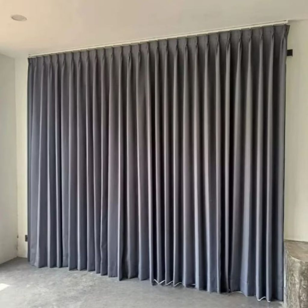 Gorden Blackout Minimalis - Polos, Blackout, Tahan Lama Model Plisket