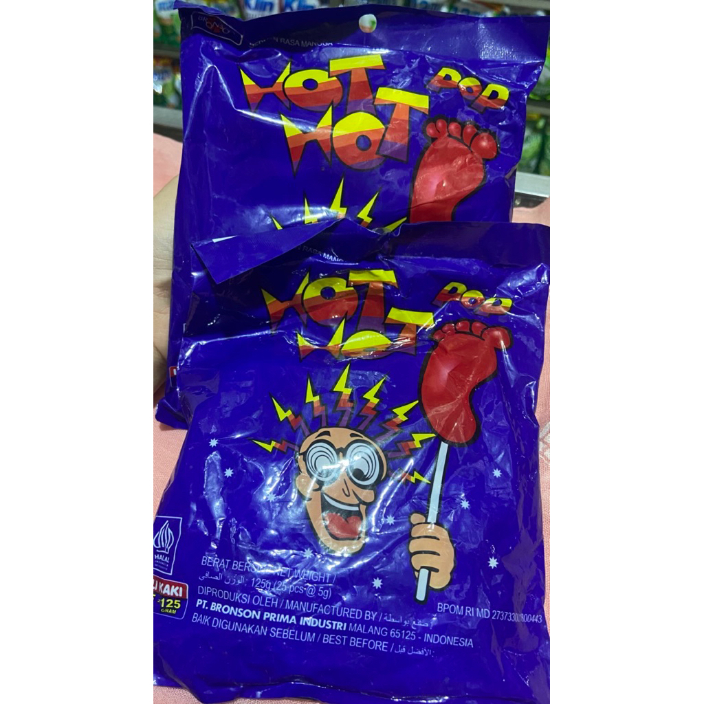 Hot-Hot Pop Permen Kaki Permen Jadul (1 pak isi 25pcs)