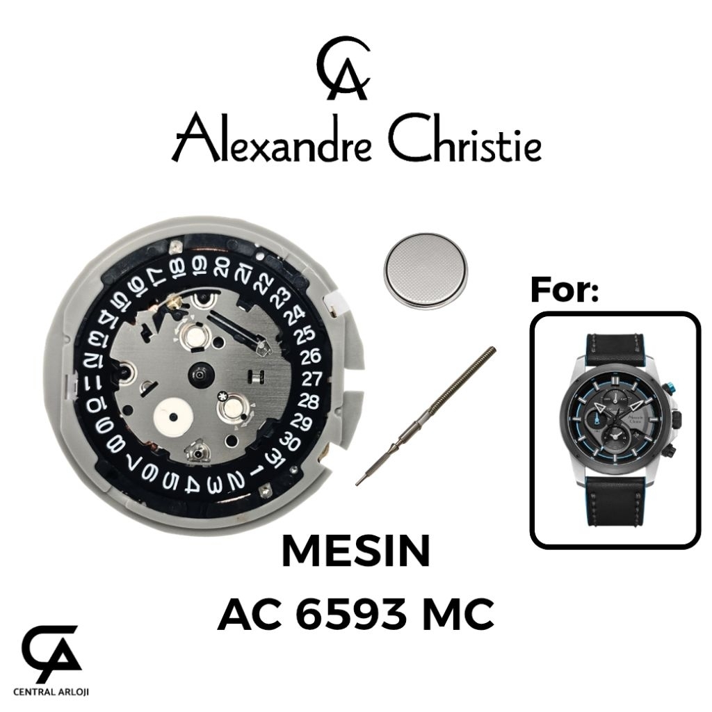 Mesin Original Alexandre Christie AC 6593 MC