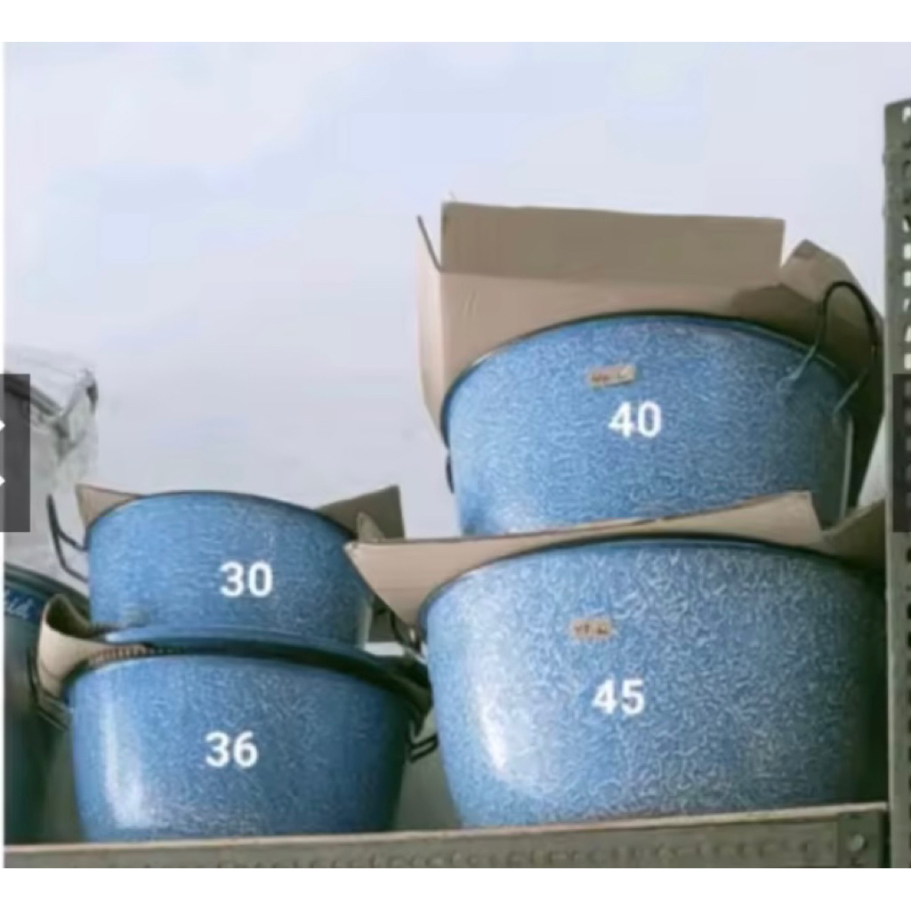 Panci Blirik / Panci Blirik Kuping Tebal / Panci Masak Jadul / Panci Hajatan / Panci Blirik Enamel 4