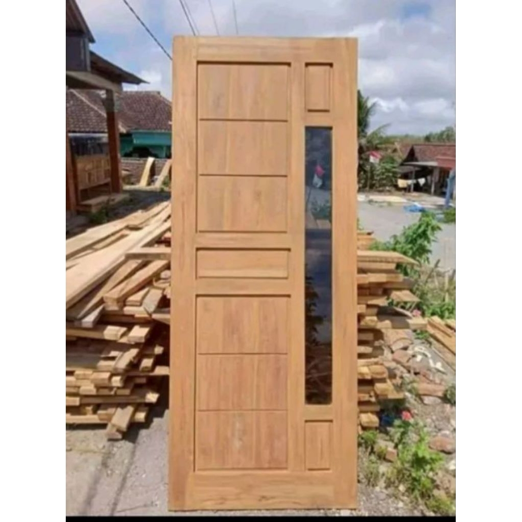 Kusen Kayu jati dan Pintu ukuran 90x200