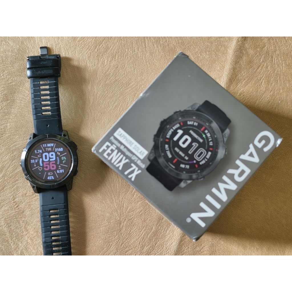 Garmin Fenix 7X Sapphire Solar Second