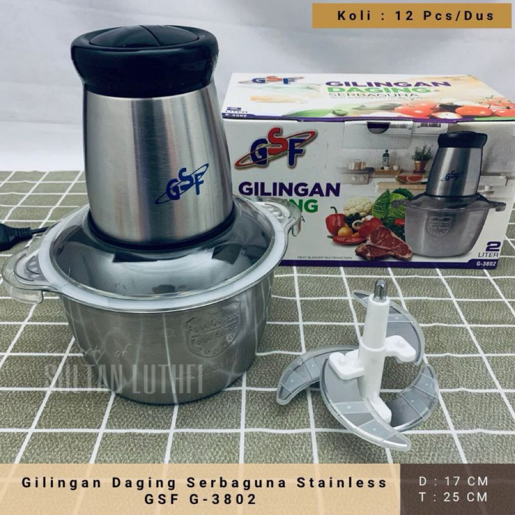 GSF 3802 Food Processor Elektrik Chopper