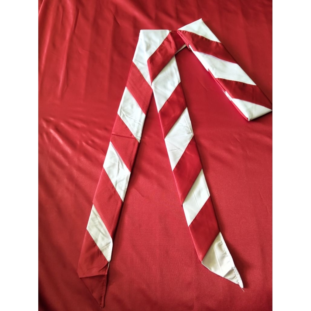 Hasduk Pramuka SMA kain tidak panas dan lembut siap kirim setagan leher Pramuka scraf kacu Pramuka S