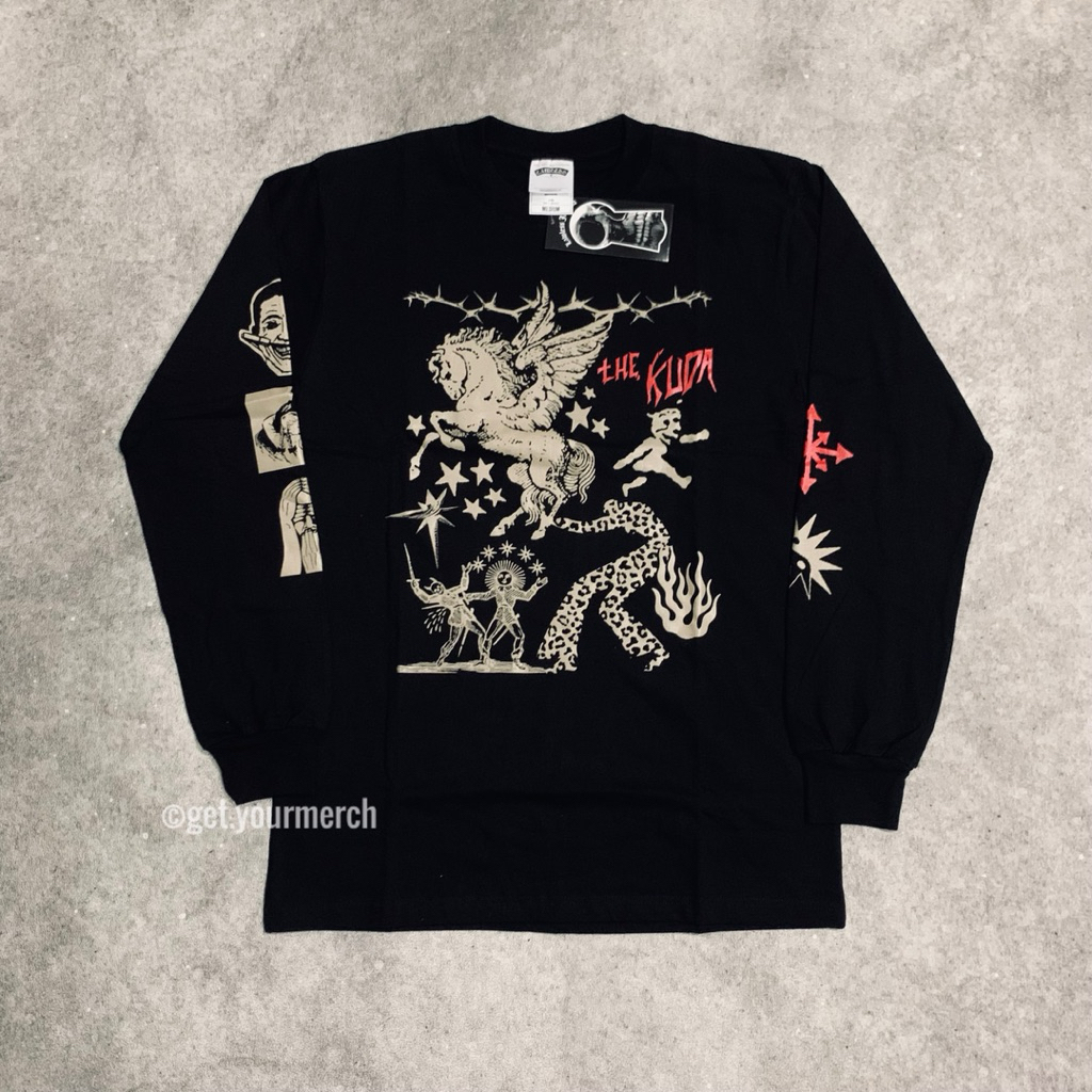 Lawless Jakarta Records - The Kuda - Pegasus Longsleeve - Black