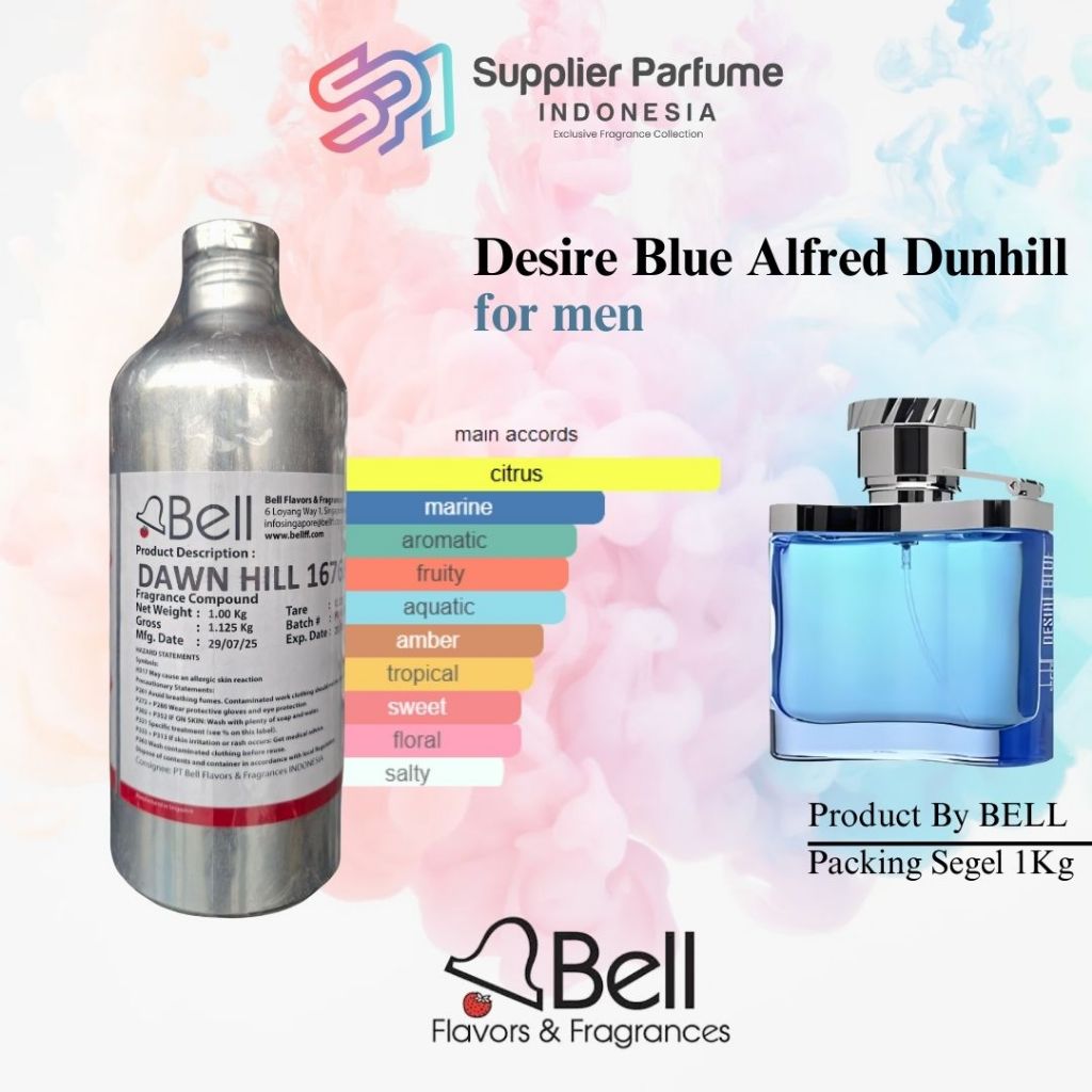 DUNHILL BLUE FOR WOMEN AND MEN Product By BELL Segel 1Kg
