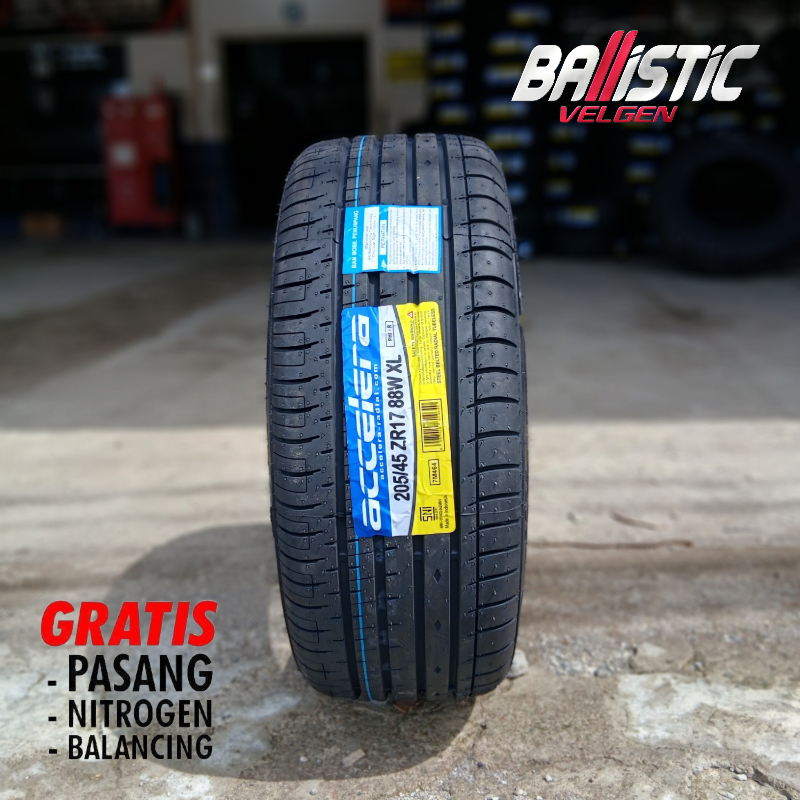 ban mobil ukuran 205 45 R17 accelera phi ban tipis BAN LUAR MOBIL 205/45 Ring 17 - SLAWI