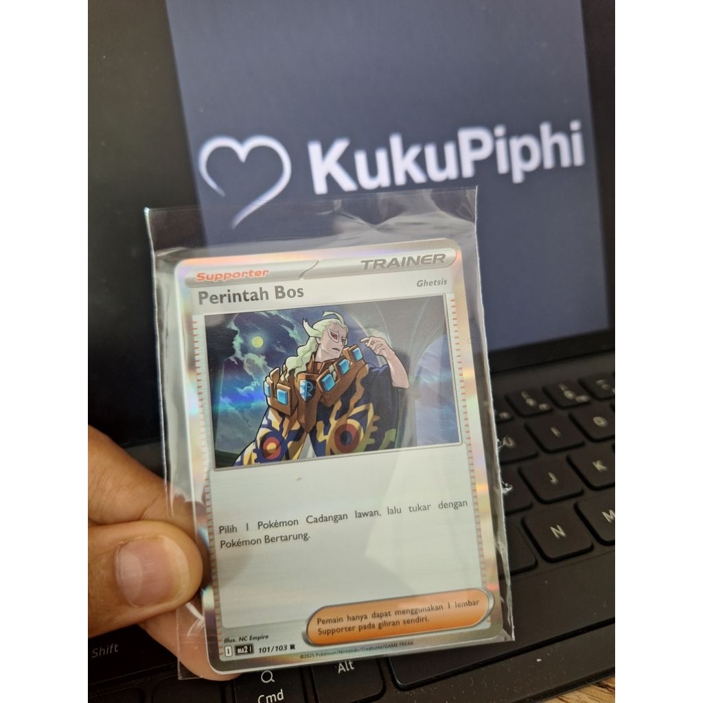 Kartu Pokemon Trainer Perintah Bos MA2 101/103 R
