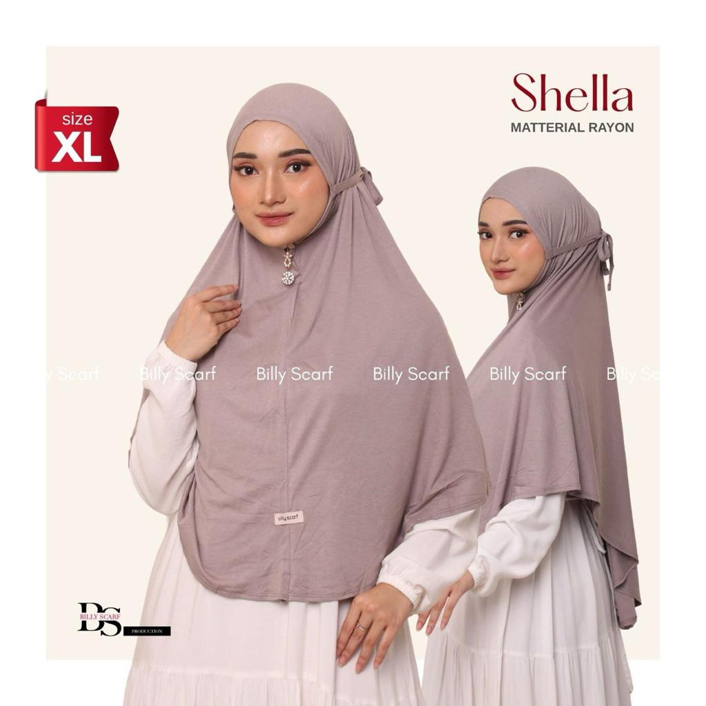 HIJAB/BERGO SYARI TALI BAHAN RAYON ADEM UKURAN XL - HIJAB SYARI JUMBO - BERGO TALI