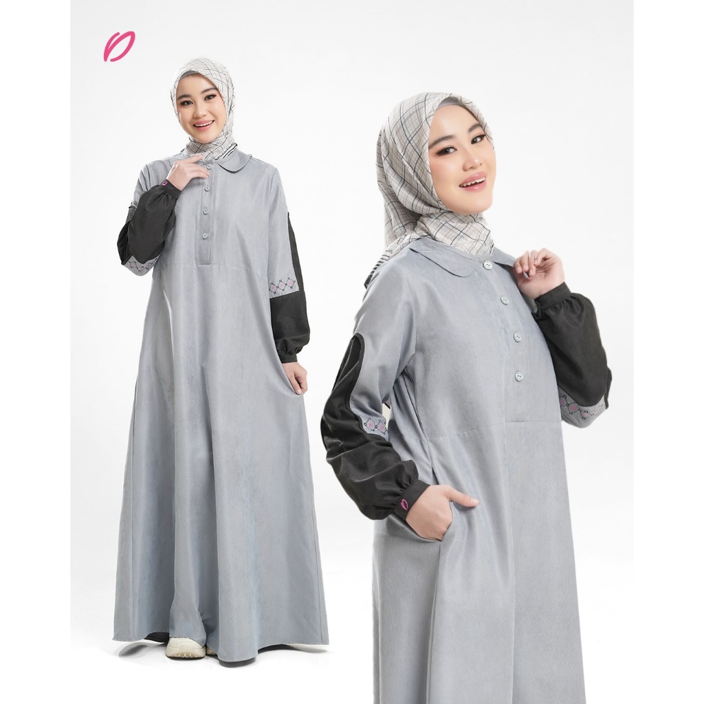 Rabbani Dluha Dress Dara Xiery Gamis Remaja